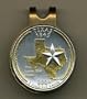 State Quarter Two Tone Coin Golf Ball Marker