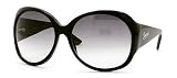 GUCCI 2952 807 BLACK PLASTIC GRAY GRADIENT OVERSIZED SUNGLASSES