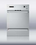 Stainless Steel Wall Oven With Professional Towel Bar Handles Digital Clock and Timer Lower Broiler Compartment Broiler Pan Included Interior Light & Porcelain Construction