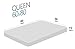 Deal of The Day ! Queen Size Fitted Sheet Only - 100% Brushed Microfiber - Extra Deep Pocket - Pieces Sold Separately Guarantee (Ivory, Stripe), Ships Within 24 Hours