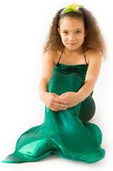 Mermaid Tail Costume- One Piece By Applejack Apparel (XL 12-14, Green)