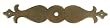 Top Knobs- Normandy Collection M702 Knob Backplate in Patine Rouge