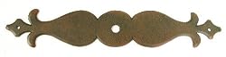 Top Knobs- Normandy Collection M702 Knob Backplate in Patine Rouge