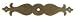 Top Knobs- Normandy Collection M702 Knob Backplate in Patine Rouge