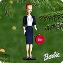 Commuter Set Barbie Ornament and Hatbox Ornament 2000 Hallmark Keepsake Ornaments