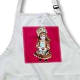Collectible Dolls - Bru Doll On Pink - Aprons