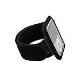 yooZoo Lightweight Adjustable Workout Armband for Apple iPod nano 3G - Midnight Black