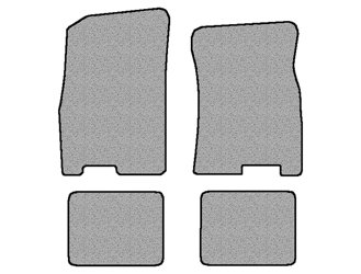 Buick Lucerne Touring Carpeted Custom-Fit Floor Mats - 4 PC Set - Navy (2008.5 2009.5 2010.5 08 09 10)