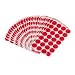 Office Products : Universal 40103 Permanent Round Self-Adhesive Labels, 3/4' Dia., Red, 1000/Pk