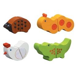 Childrens Toyshop  Toys : PLAN TOYS WOODEN MATCHING ANIMALS