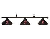Texas Tech Red Raiders Black 3-Shade Pool Table Light