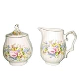 Review Jaf Gifts  / MAIDEN ROSE SUGAR/CREAMER - MAIDEN ROSE SUGAR AND CREAMER SET