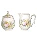 MAIDEN ROSE SUGAR/CREAMER - MAIDEN ROSE SUGAR AND CREAMER SET