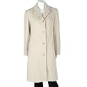 Women's Knee Length Overcoat in Pure Cashmere
