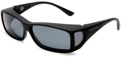 Cocoons Wide Line Schwarz mit Grau C422G Polarisiert