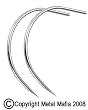 ETHYLENE GAS STERILIZED CURVED NEEDLES NDCRV16 -16G