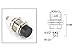 RADWELL VERIFIED SUBSTITUTE E57SAL30T111EDSUB REPLACEMENT OF EATON CORPORATION E57SAL30T111ED, PROXIMITY SENSOR - INDUCTIVE PROXIMITY SENSOR, CYLINDRICAL, CHROME PLATED BRASS, UNSHIELDED CONSTRUCTION,