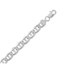 9" 250 Flat Marina Chain Bracelet