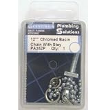 31cIHu%2BrGAL. SL160  12 Chrome Basin Chain With Stay
