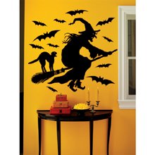 Martha Stewart Crafts Halloween Witch Wall Cling