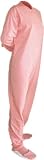 Big Feet Pajama Co. Pink (303) Jersey Knit Adult Footed Pajamas NO Drop Seat