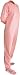 Big Feet Pajama Co. Pink (303) Jersey Knit Adult Footed Pajamas with Drop Seat