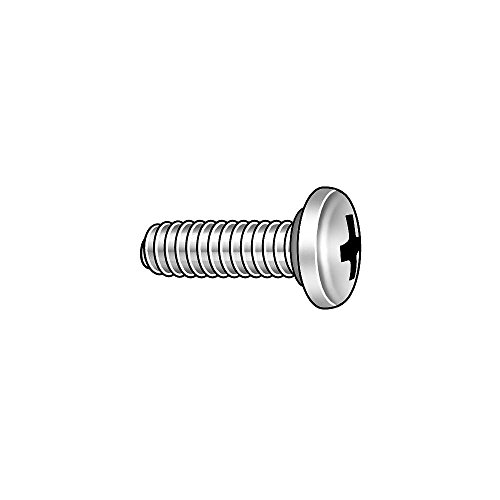 1/4-20 x 1" Pan Head Phillips Self-Sealing Machine Screw, 5 pk.