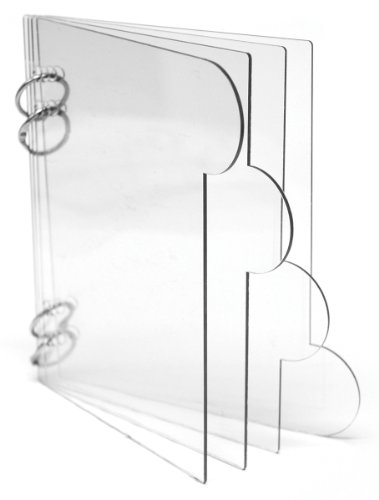 Round Tabbed Acrylic Album-4.75