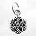 Tiny Snowflake Charm in Sterling Silver, #11448