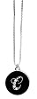 Fleur De Lis Monogram Necklace - C Fleur De Lis Monogram Necklace - C