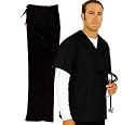 Natural Uniforms Unisex Solid Scrub Set-Assorted Colors