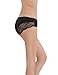 Liqqy Women's 3 Pack Cotton Lace Coverage Seamless Brief Panty