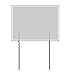 VictoryStore Yard Sign Stakes - EZ Wire Stakes for 4mm Corrugated Outdoor Signs (50 total)