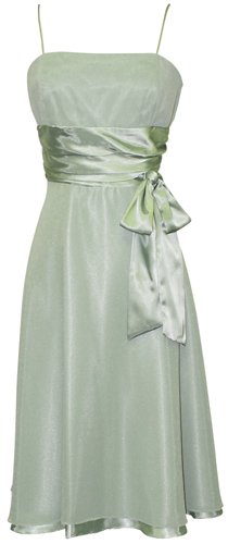 Chiffon Satin Dress Prom Formal Bridesmaid Holiday Party Cocktail – M
