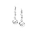 Sterling silver leverback ball earrings 8mm