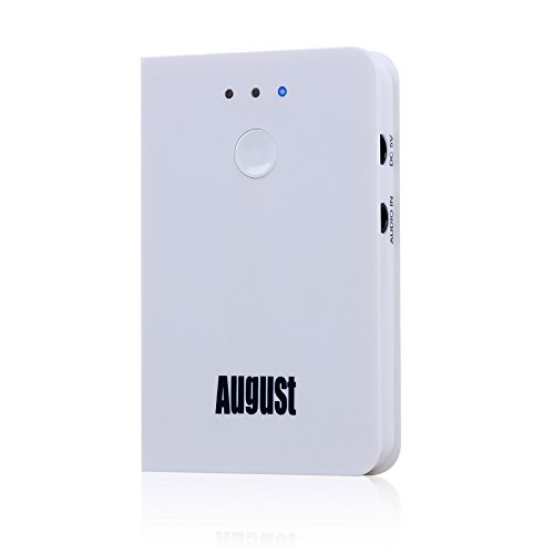 August MR250 Bluetooth Wireless Transmitter for August EP650 / EP640 / EP636 (White)