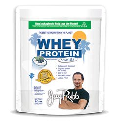 Jay Robb Enterprises - Whey Protein Vanilla, 80oz Bag