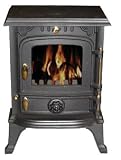 4kW CAST IRON WOODBURNING MULTIFUEL STOVE - genuine CE certificate issued in the UK.