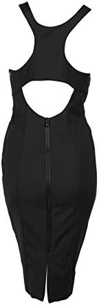 Veronica Beard Womens Black Racerback Cut-Out Sheath Dress 2