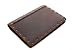 Genuine Leather - Hand Stitched - Memory Photo Album, Dark Brown