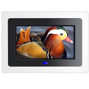 7-Inch Widescreen LCD Digital Photo Frame & MP3 Player (Black)