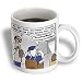 Londons Times Funny Animals Cartoons - Famous Duck at the Eye Doctor - Mugs