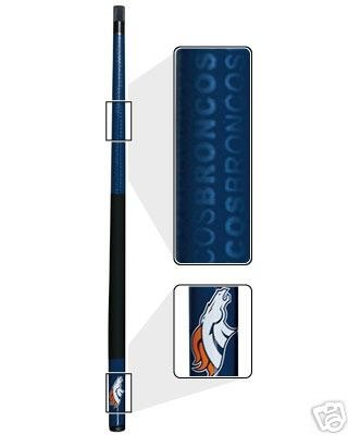 NFL Team Logo Billiards Cue Style: Denver Broncos