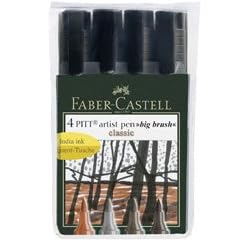 Pitt Artist's Big Brush 4pc Pen Set Classic - New
