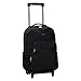 Rockland Luggage 17 Inch Rolling Backpack, Black, Medium