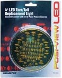 AMBR 4LED SEALED STP/TAIL/TRN LIGHT