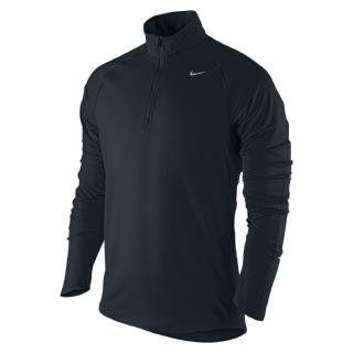 NIKE Herren Laufshirt Element 1/2 Zip, black/black/black/reflective silv, XL, 404652 Preisvergleich
