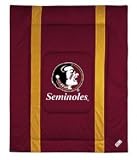 Florida State Seminoles Sideline Jersey Bed Comforter NCAA