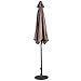 Giantex 9ft Patio Umbrella Outdoor, Market Table Umbrella w/Push Button Tilt and Crank, 180G Polyester Fabric and Sturdy Ribs, Sun Canopy Umbrellas for Patio Garden Beach Deck Pool