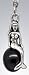 Divine Beads Mermaid sitting on Faux Black Pearl Dangle Charm Fits Pandora, Biagi, Tedora, Chamilia,